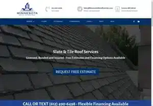 Slate & Tile Roofing Minnesota