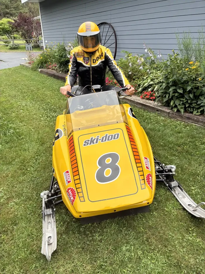 Doug Hayes and His Restored 1978 340cc Ski-Doo Factory Racer