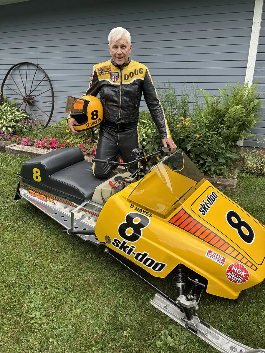 Doug Hayes and His Restored 1978 340cc Ski-Doo Factory Racer